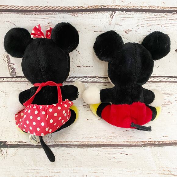 WALT DISNEY WORLD Vintage Mickey and Minnie Plush Set - Picture 2 of 7